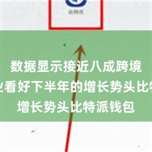 数据显示接近八成跨境电商企业看好下半年的增长势头比特派钱包