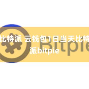 比特派 云钱包1日当天比特派bitpie