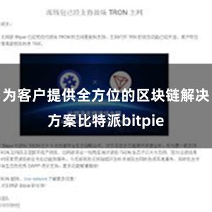 为客户提供全方位的区块链解决方案比特派bitpie